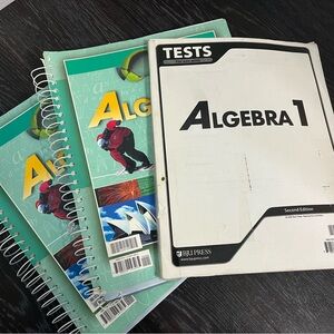 Abeka Algebra 1 Textbook and Notebooks Set